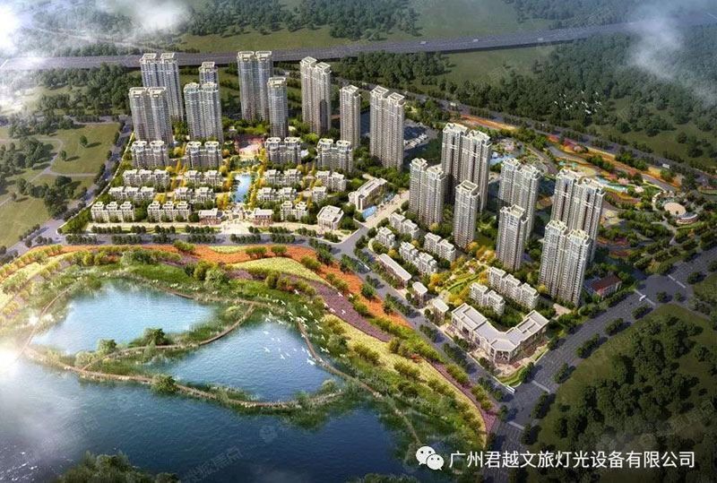 武漢恒大時代新城再次被君越燈光震驚